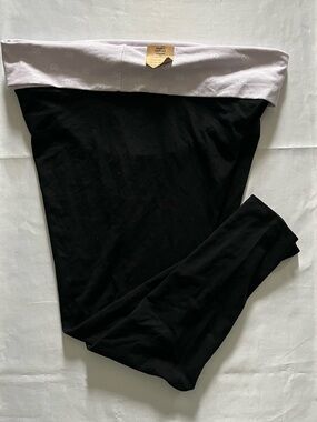 PINK VICTORIA'S SECRET LOGO MIDRISE FOLDOVER LEGGINGS SIZE XXLARGE NEW